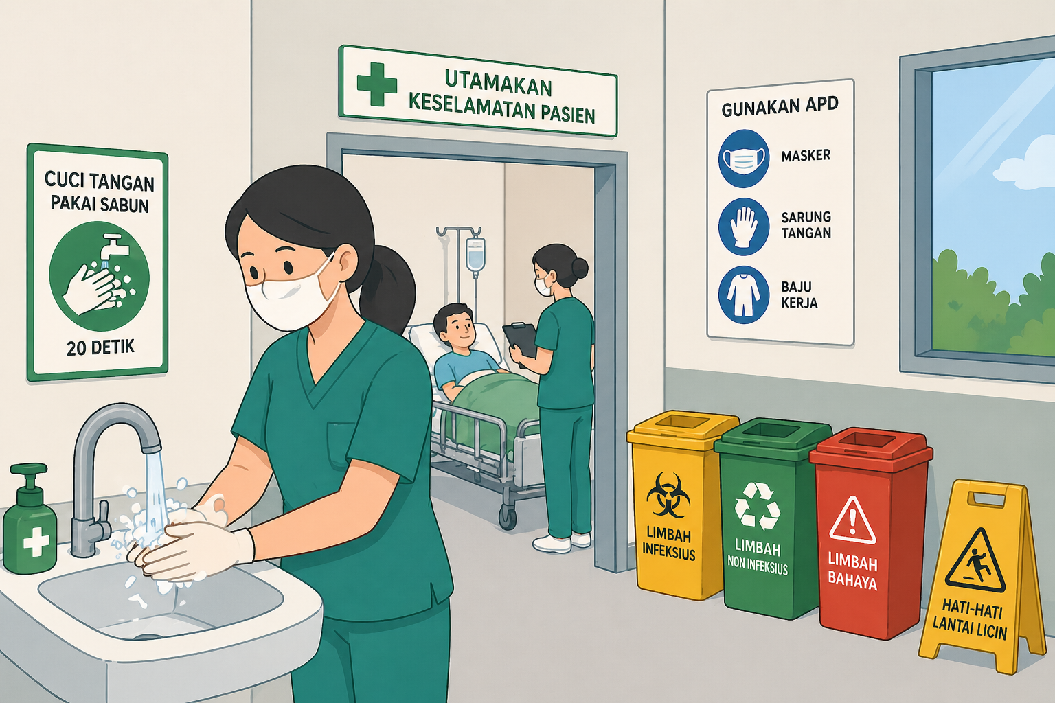 Mengenal K3 Rumah Sakit, Sistem K3RS, dan Manajemen Risiko K3RS