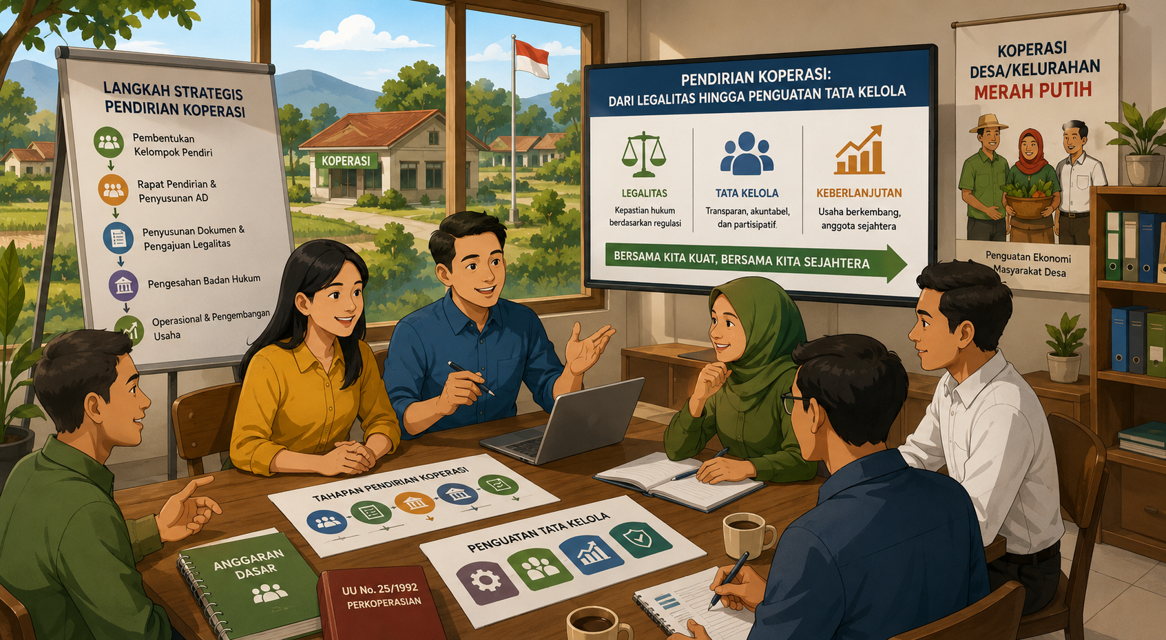Langkah Strategis Pendirian Koperasi: Dari Legalitas hingga Penguatan Tata Kelola