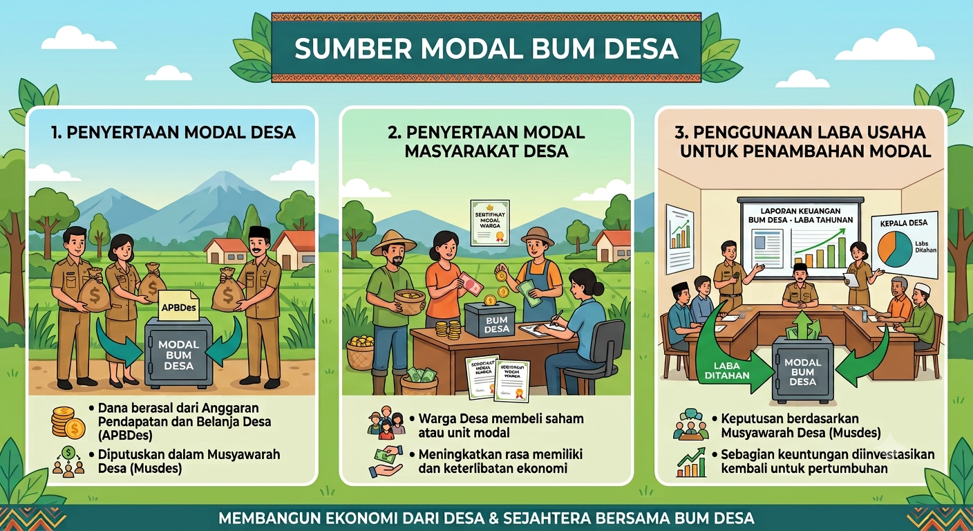 Modal BUM Desa sebagai Dasar Pengelolaan Usaha