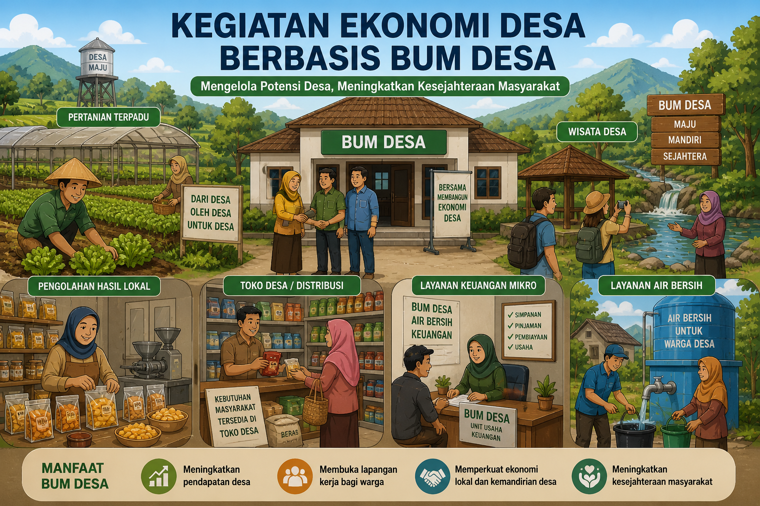 Unit Usaha BUM Desa: Peran dan Mekanismenya