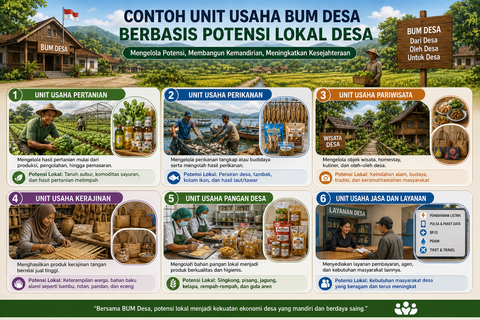 Unit Usaha BUM Desa: Peran dan Mekanismenya