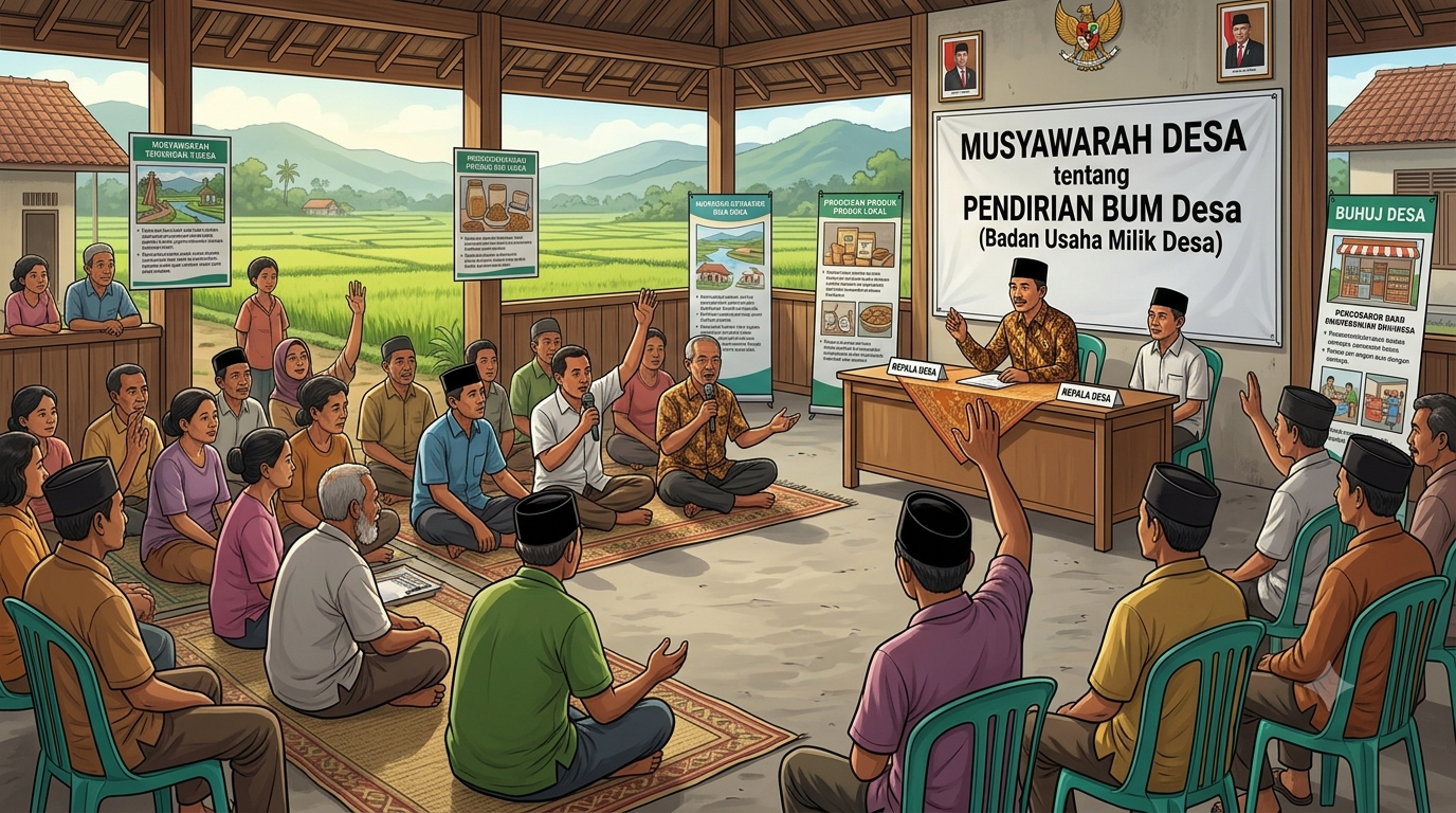 Pendirian BUM Desa untuk Perekonomian Desa Berkelanjutan